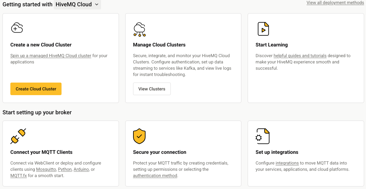 Create Cloud Cluster