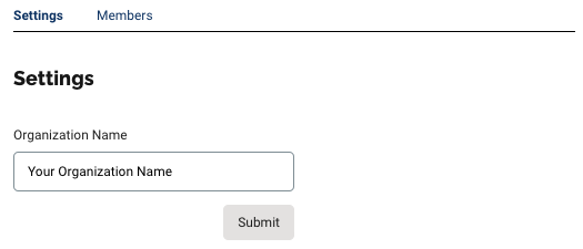 HiveMQ Cloud Organization Settings