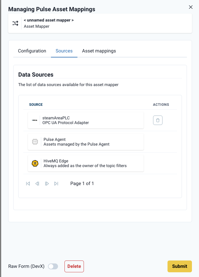Asset Mapper Sources