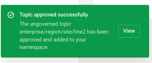 HiveMQ Pulse Discover - Approval notification