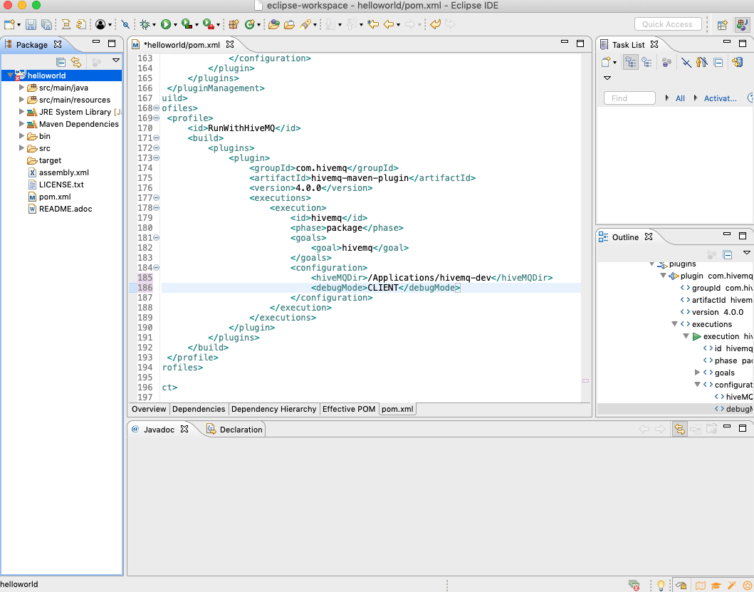 Debug Extension in Eclipse Client mode 4