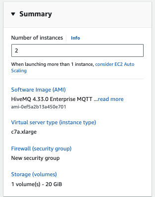 Configure instances