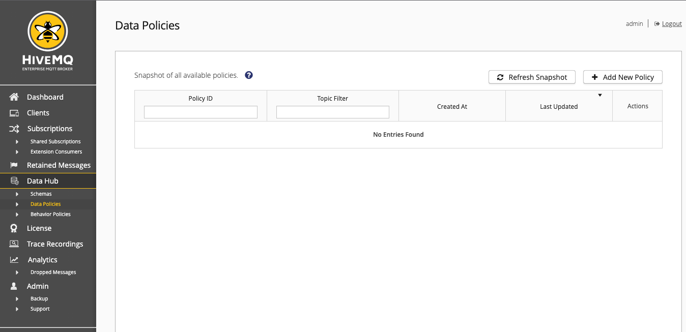 Data Policy Overview