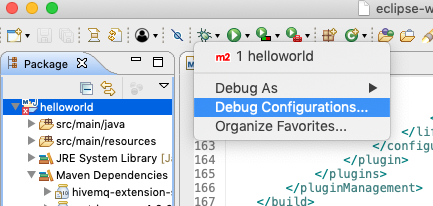 Debug Extension in Eclipse Server mode 2