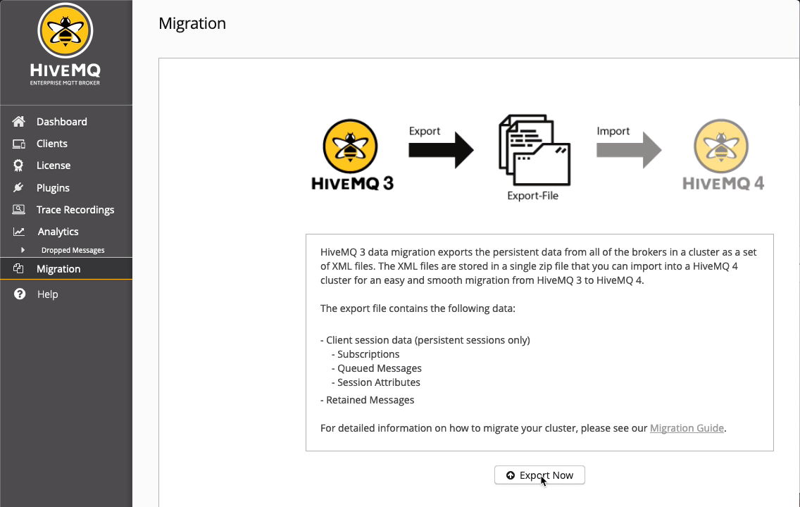 Migration page