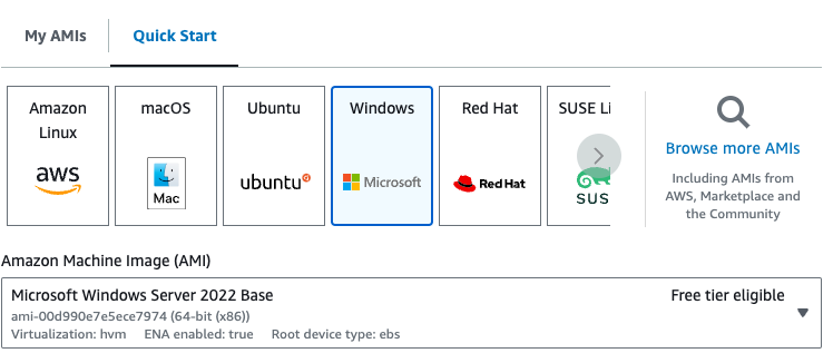 AWS Windows Image