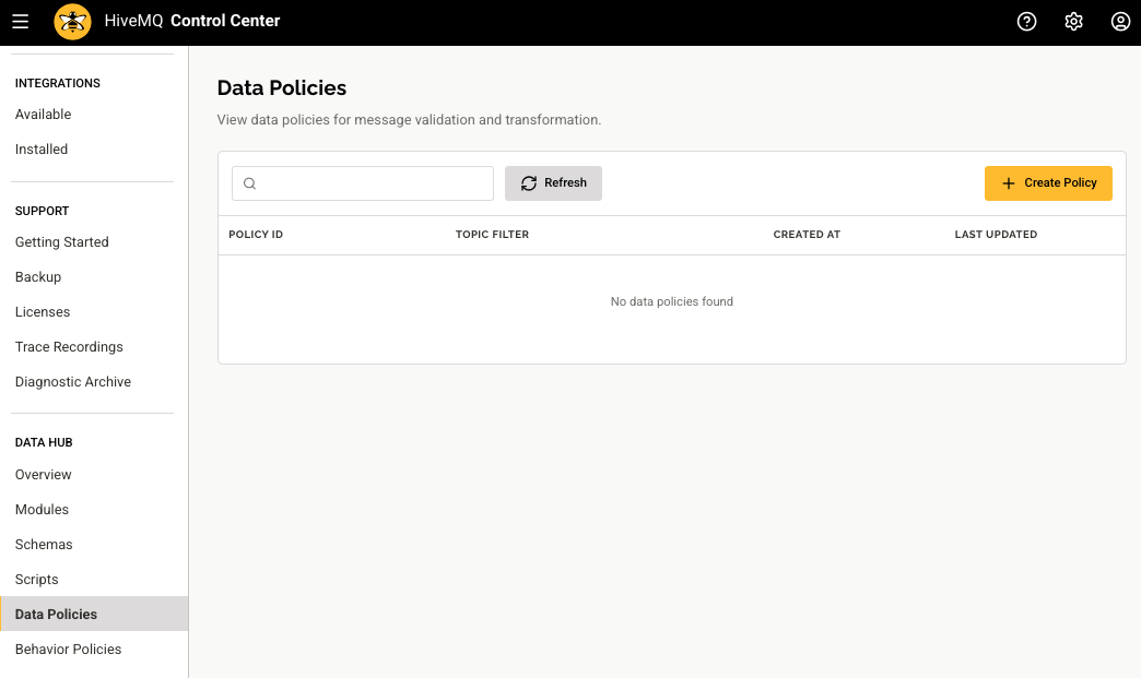 Data Policy Overview