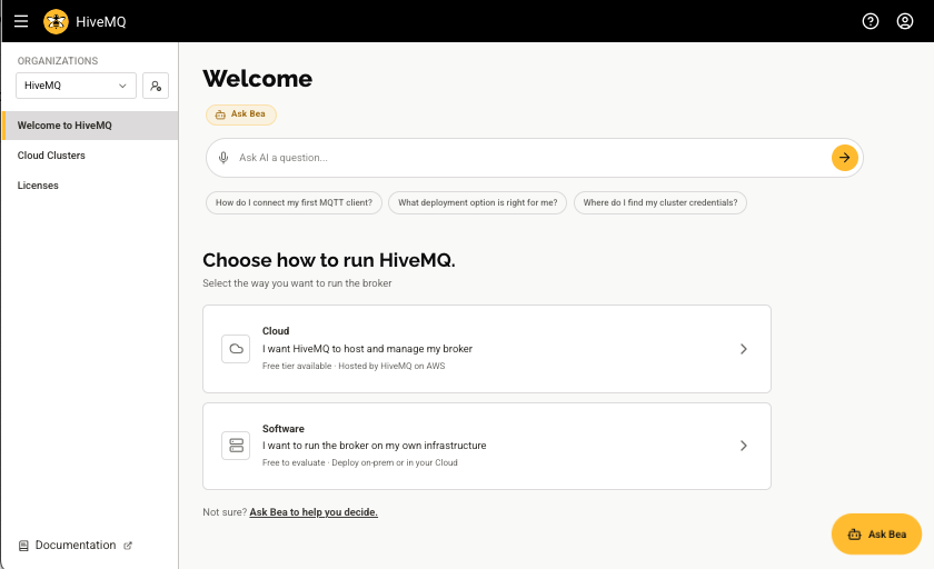 HiveMQ Deployment Options